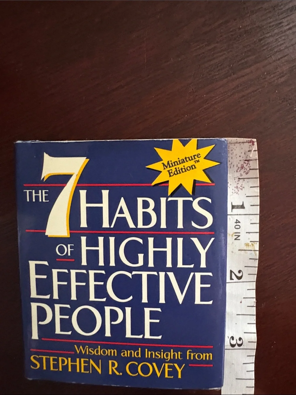 7 Habits of Highly Effective People by Stephen Covey Miniature Edition book